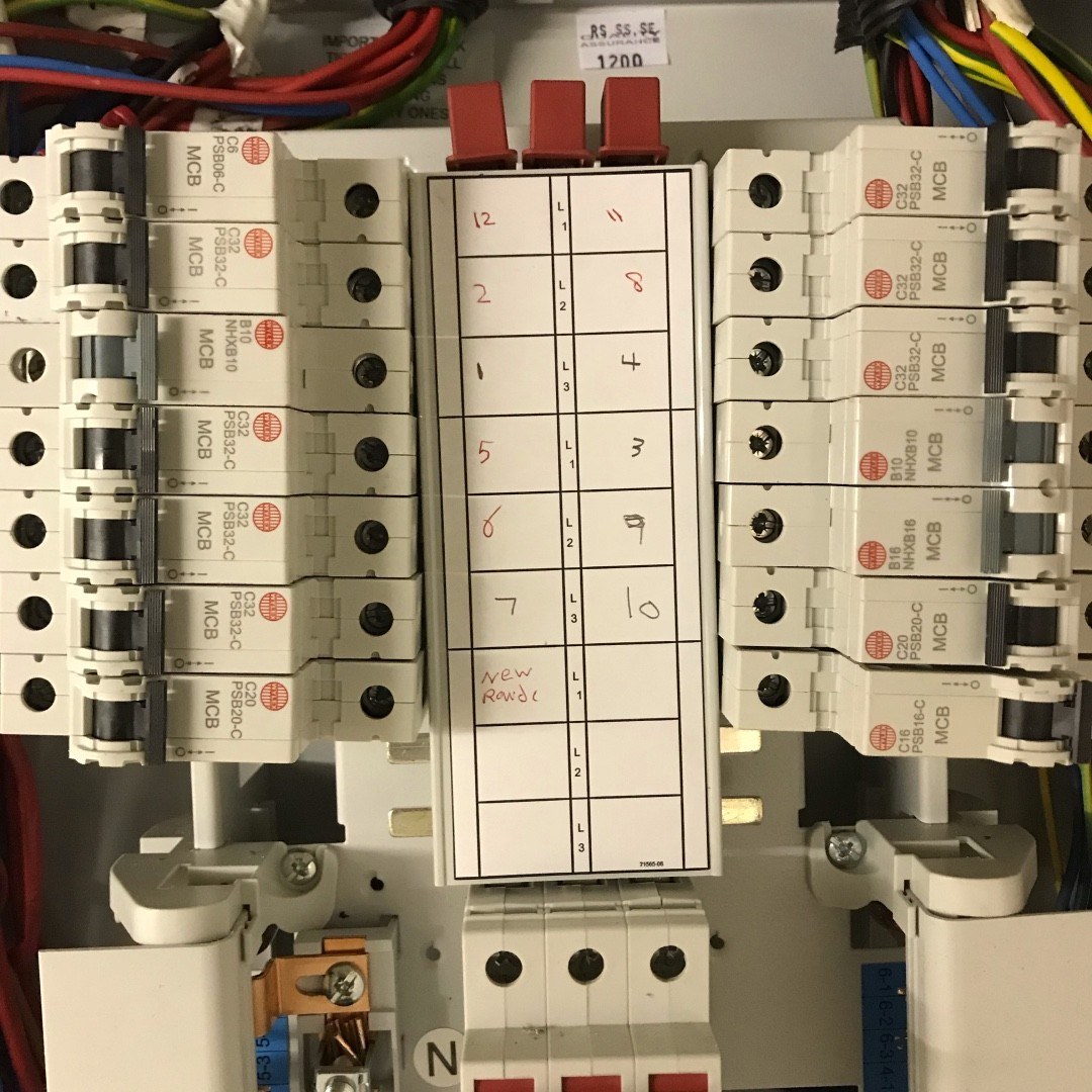 3-phase consumer unit